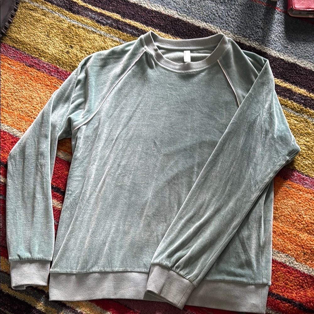 American Apparel Green Crewneck Sweater